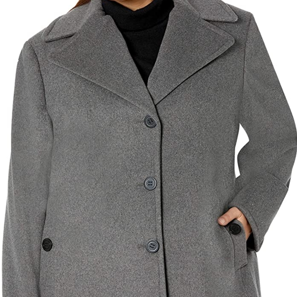 Calvin Klein Plus Size Women's Peacoat NWT